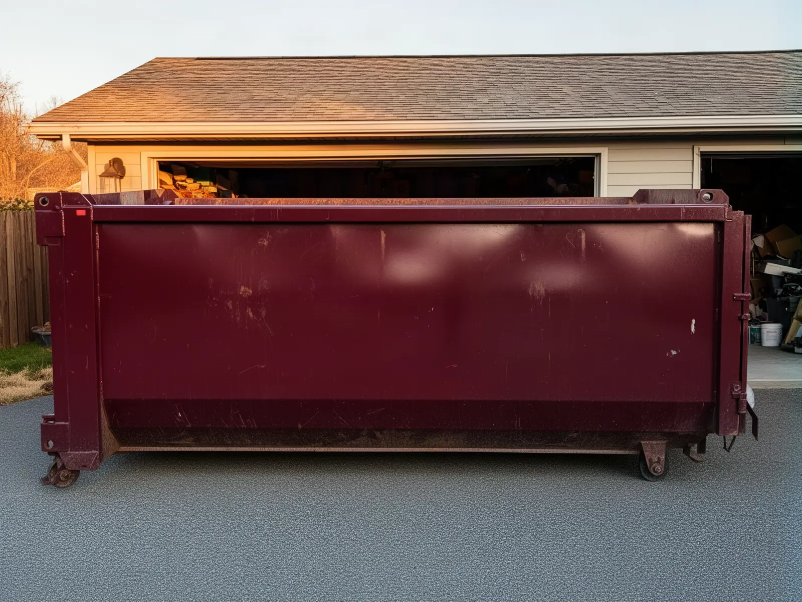 Roll-off dumpster from Elm Lake Dumpster Rental in Maplewood, MO